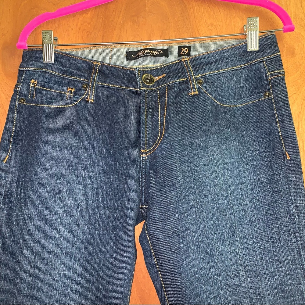 Ed Hardy Denim with Skull Embroidery - Picture 8 of 13